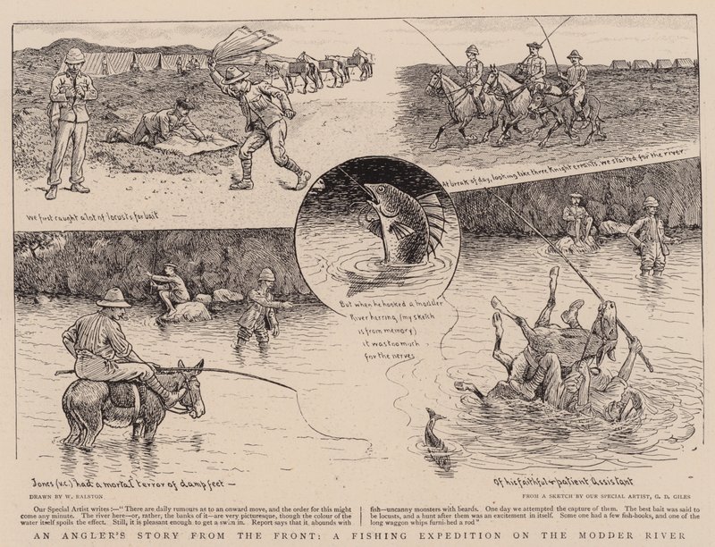 Eine Anglergeschichte von der Front, eine Angeltour am Modder River von William Ralston