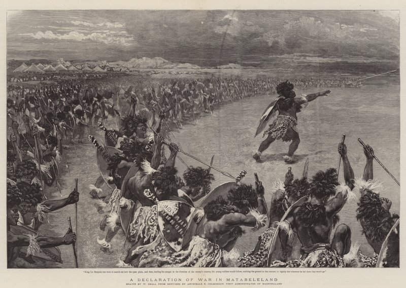 Kriegserklärung in Matabeleland von William Small