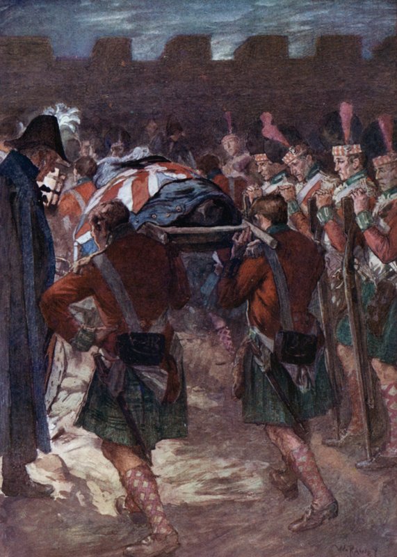 Das Begräbnis von Sir John Moore von William after Rainey