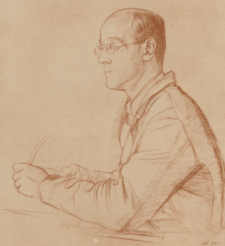 Albert Rutherston (Lithografie) von William (after) Rothenstein