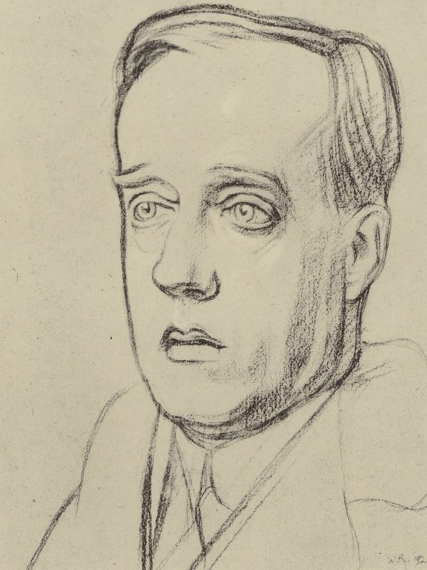 Gustav Holst (Lithografie) von William (after) Rothenstein