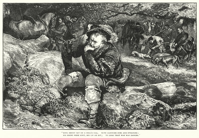 König Heinrichs Hunk (Gravur) von William (after) Small