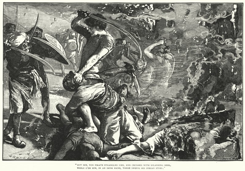 Die Plünderung von Baltimore von William (after) Small