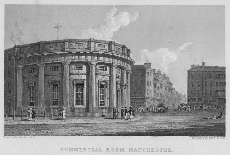 Commercial Room, Manchester von William (after) Westall