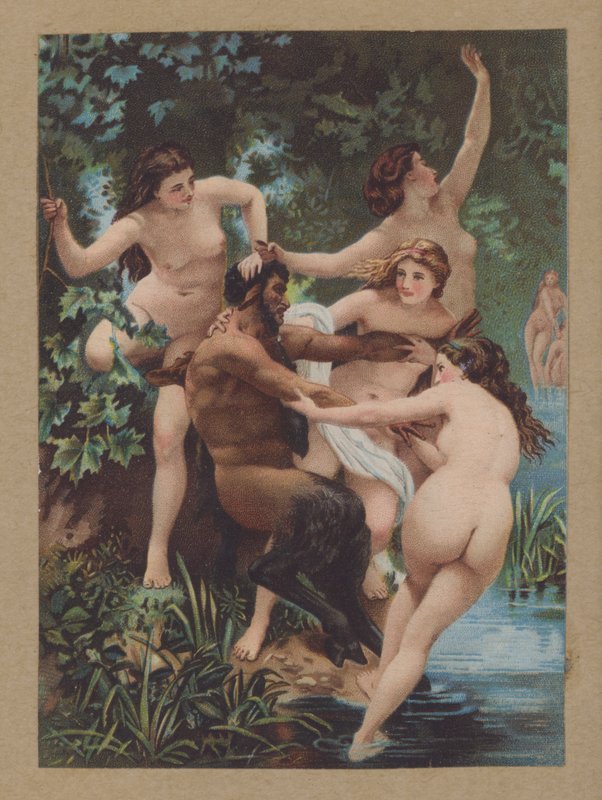Satyr und Nymphen von William Adolphe (after) Bouguereau