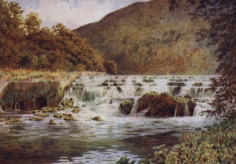 Der Wasserfall, Monsal Dale von William Biscombe Gardner