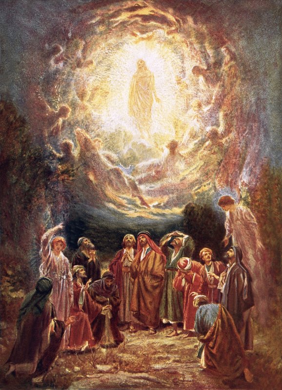 Jesus fährt in den Himmel auf von William Brassey Hole