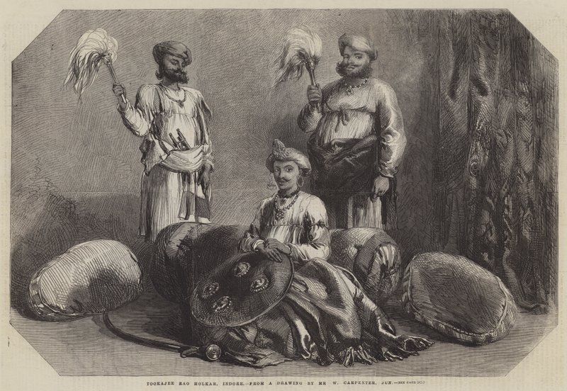 Tookajee Rao Holkar, Indore von William Carpenter