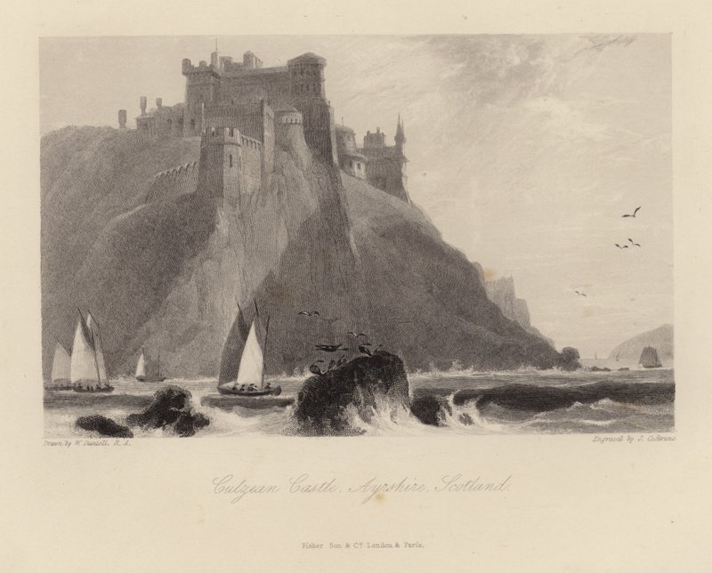 Culzean Castle in Ayrshire in Schottland von William Daniell