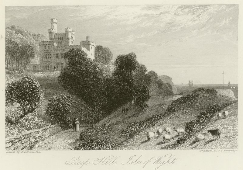 Steiler Hügel von William Daniell