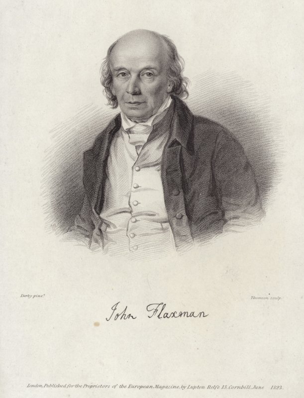 Porträt von John Flaxman von William Derby