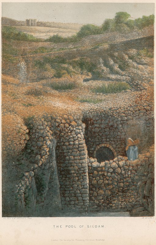 Der Teich von Siloah von William Dickes