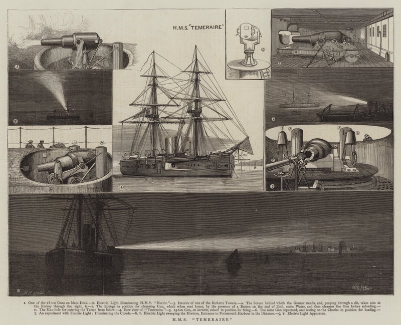 HMS Temeraire von William Edward Atkins