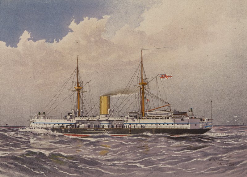 HMS Colossus, Schlachtschiff 1. Klasse von William Frederick Mitchell