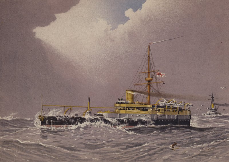 HMS Hero, Schlachtschiff 2. Klasse von William Frederick Mitchell