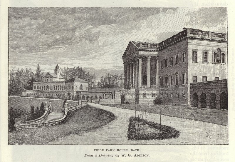 Pior Park House in Bath von William Grylls Addison