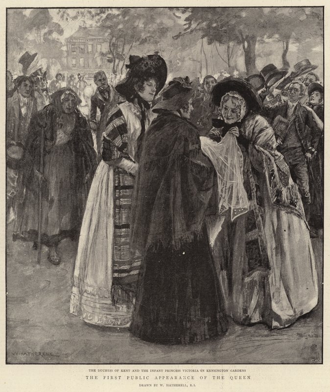 Der erste öffentliche Auftritt der Königin von William Hatherell