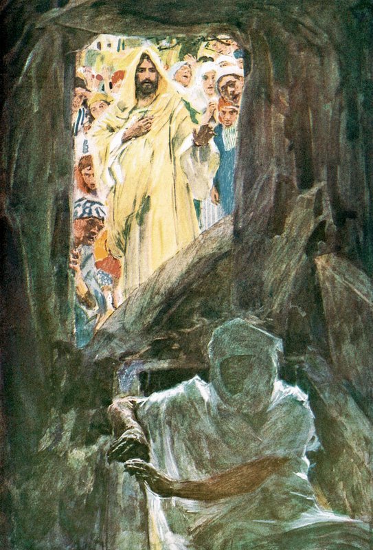 Die Auferweckung des Lazarus von William Hatherell