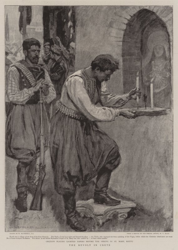Der Aufstand auf Kreta von William Hatherell