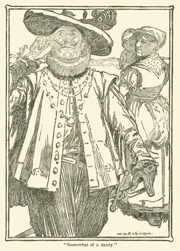 Illustration für Don Quijote von William Heath Robinson