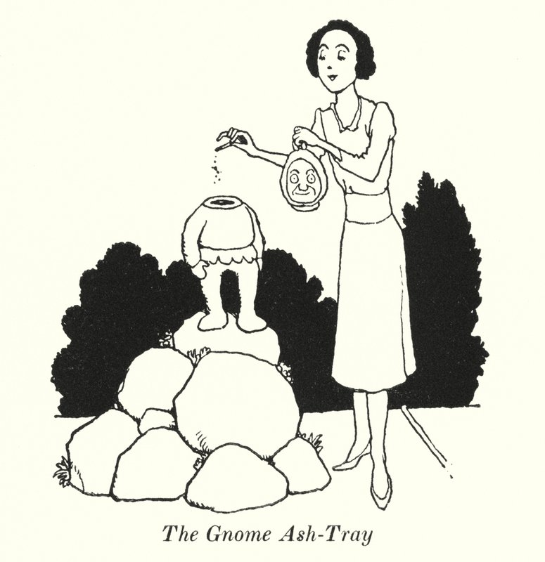 Der Gnom-Aschenbecher von William Heath Robinson