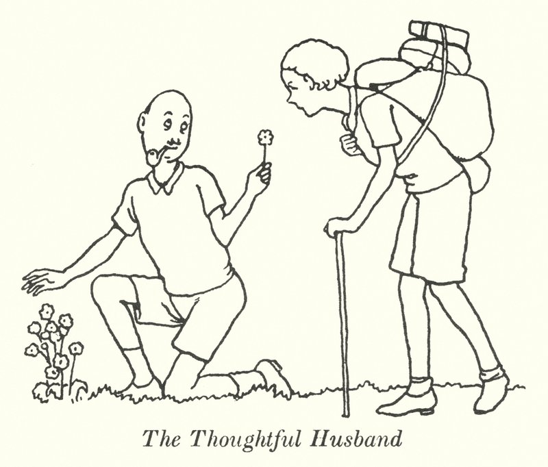Der nachdenkliche Ehemann von William Heath Robinson