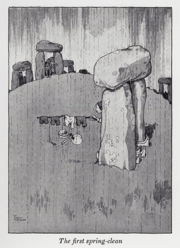 Der erste Frühjahrsputz von William Heath Robinson