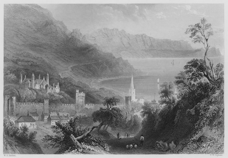 Glenarm von William Henry (after) Bartlett