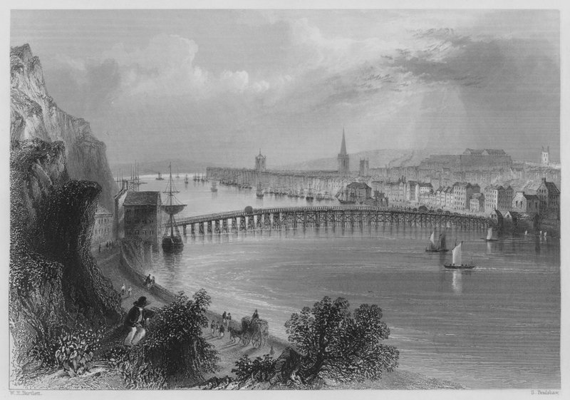Waterford (Stich) von William Henry (after) Bartlett