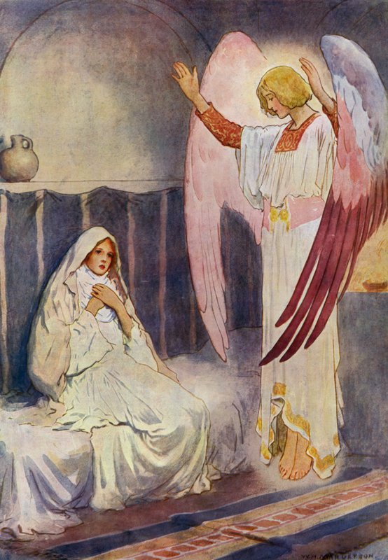 Die Verkündigung von William Henry (after) Margetson