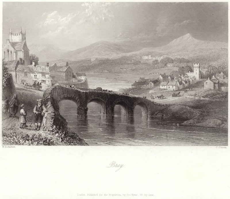 Bray in der Grafschaft Wicklow von William Henry Bartlett