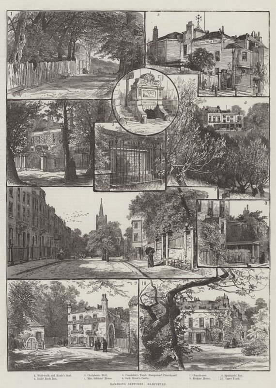 Streifskizzen, Hampstead von William Henry James Boot