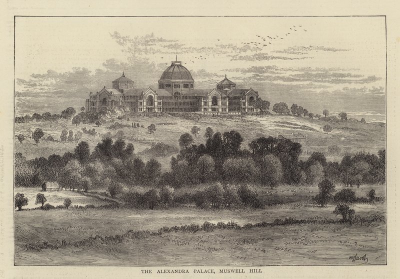 Der Alexandra-Palast, Muswell Hill von William Henry James Boot