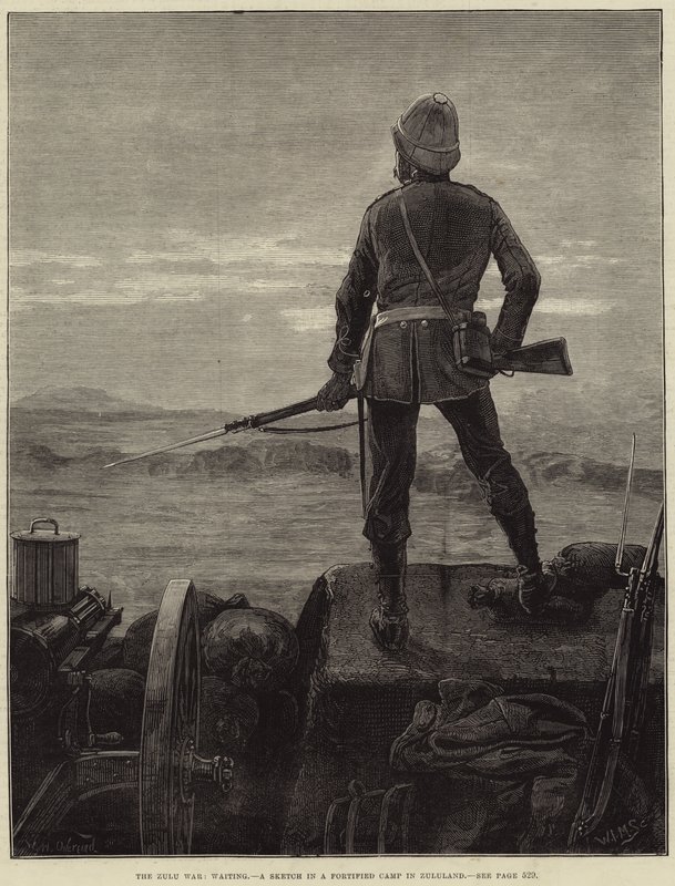 Der Zulukrieg, Warten von William Heysham Overend
