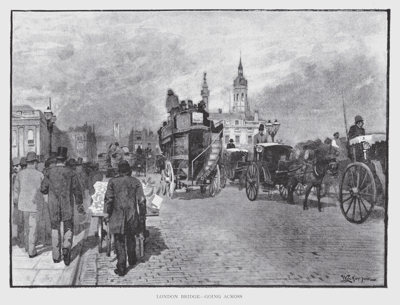 London Bridge, Überquerung von William Luker