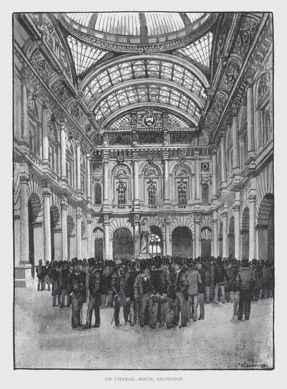 An der Börse, Royal Exchange von William Luker