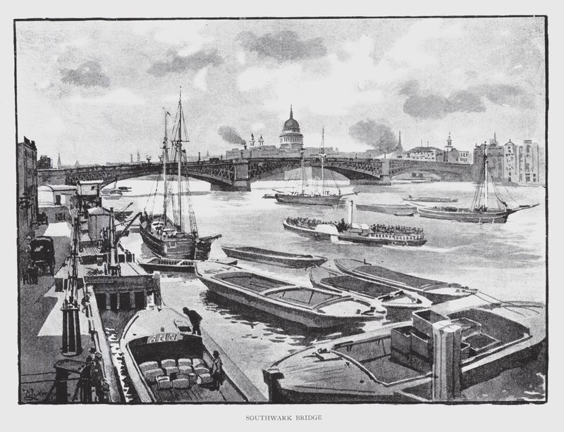 Southwark Bridge von William Luker