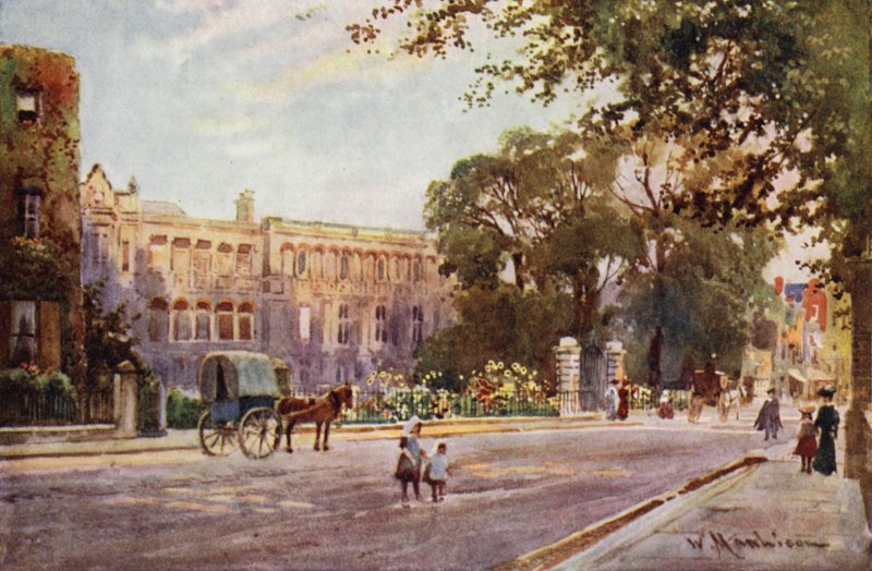 Addenbrookes Krankenhaus in der Trumpington Street von William Matthison