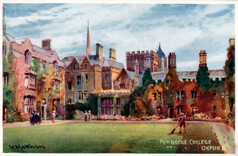 Pembroke College von William Matthison