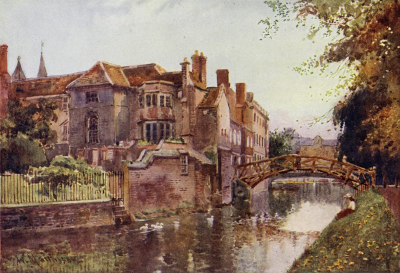 Queens College von der Flussfront von William Matthison