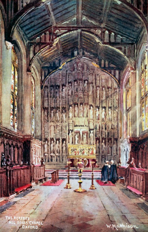 Der Altaraufsatz, All Souls Chapel, Oxford von William Matthison