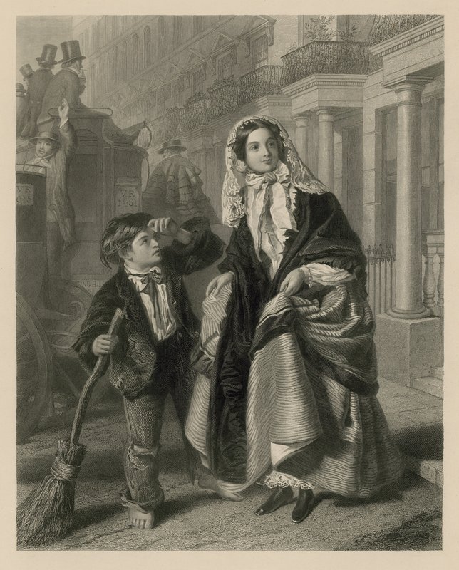 Der Straßenkehrer von William Powell Frith