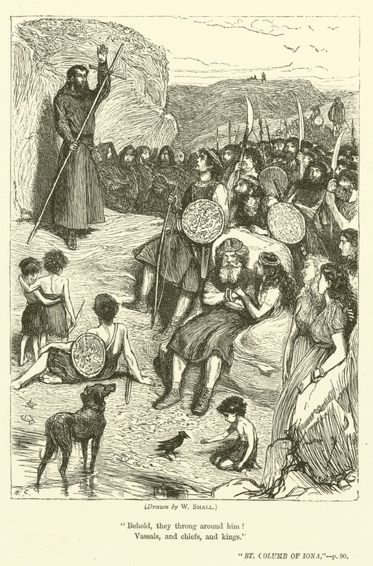St. Columb von Iona von William Small