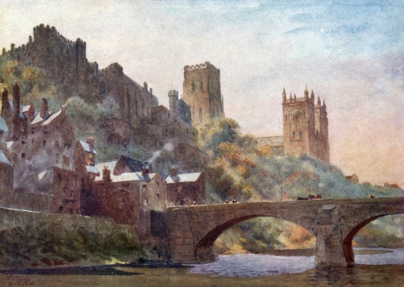 Durham, Framwell Gate Bridge von William Wiehe Collins