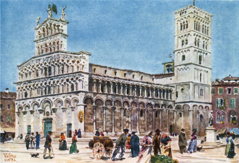 Lucca. S. Michele von William Wiehe Collins