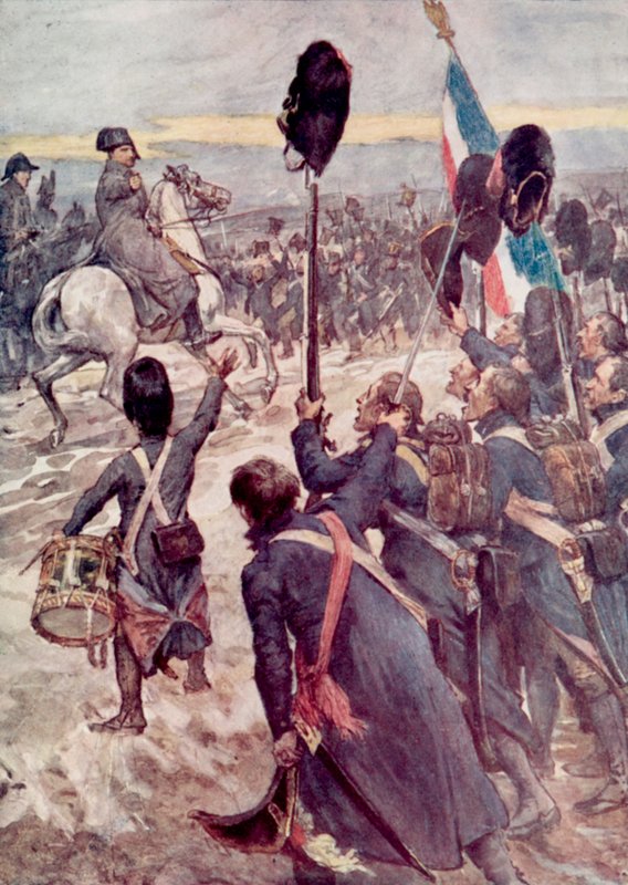 Napoleon bei Austerlitz von William after Rainey