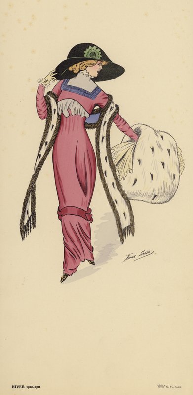Wintermode 1910-1911 von Xavier Sager