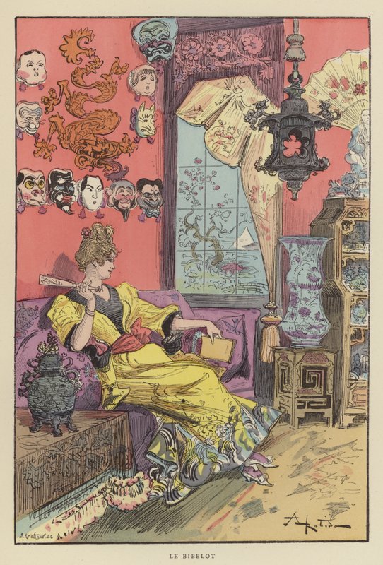 Das Schmuckstück von after Albert Robida