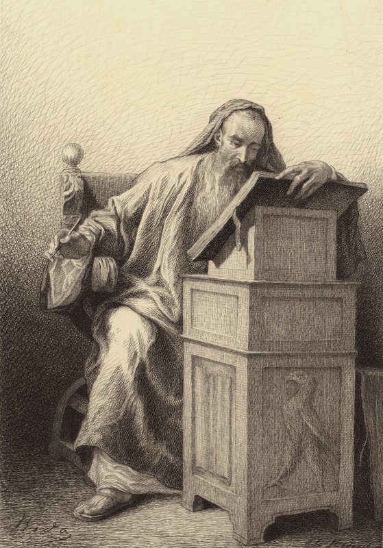 Sankt Johannes von after Albert Robida