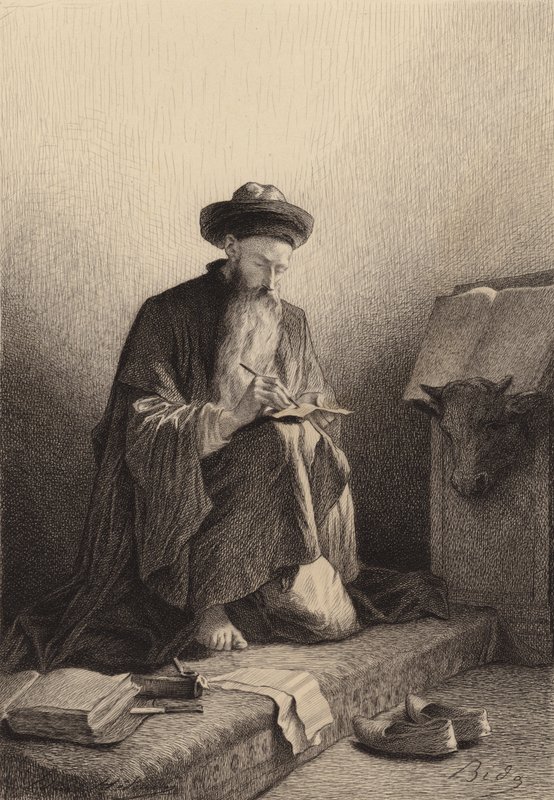 Sankt Lukas von after Albert Robida